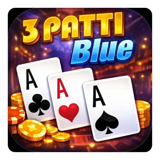 logo 3 patti blue